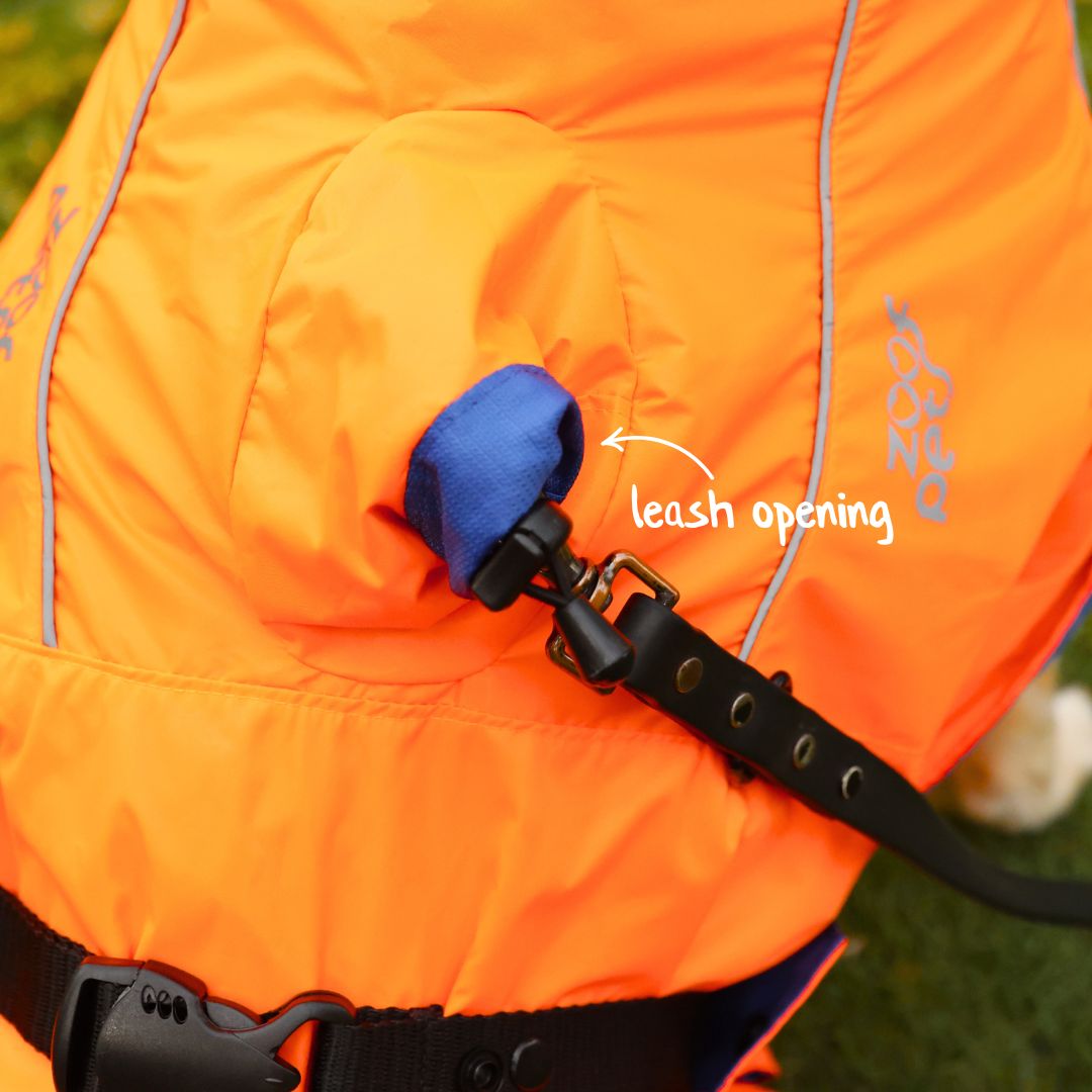 Zoof Dog Reversible Raincoat - Firecracker