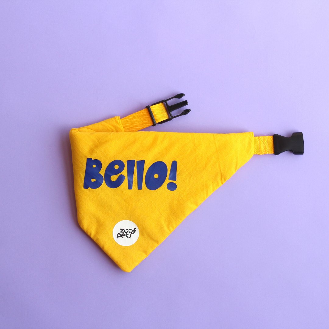 Yellow Dog Scarf